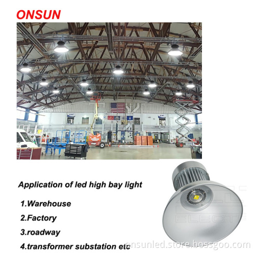 3-year warranty IP65 led high bay light AC85-265V UFO 100w industrial led high bay light